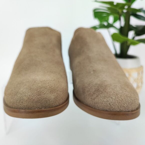Toms Women's Beige Suede Slip On Booties Size 8.5 - Picture 2 of 9